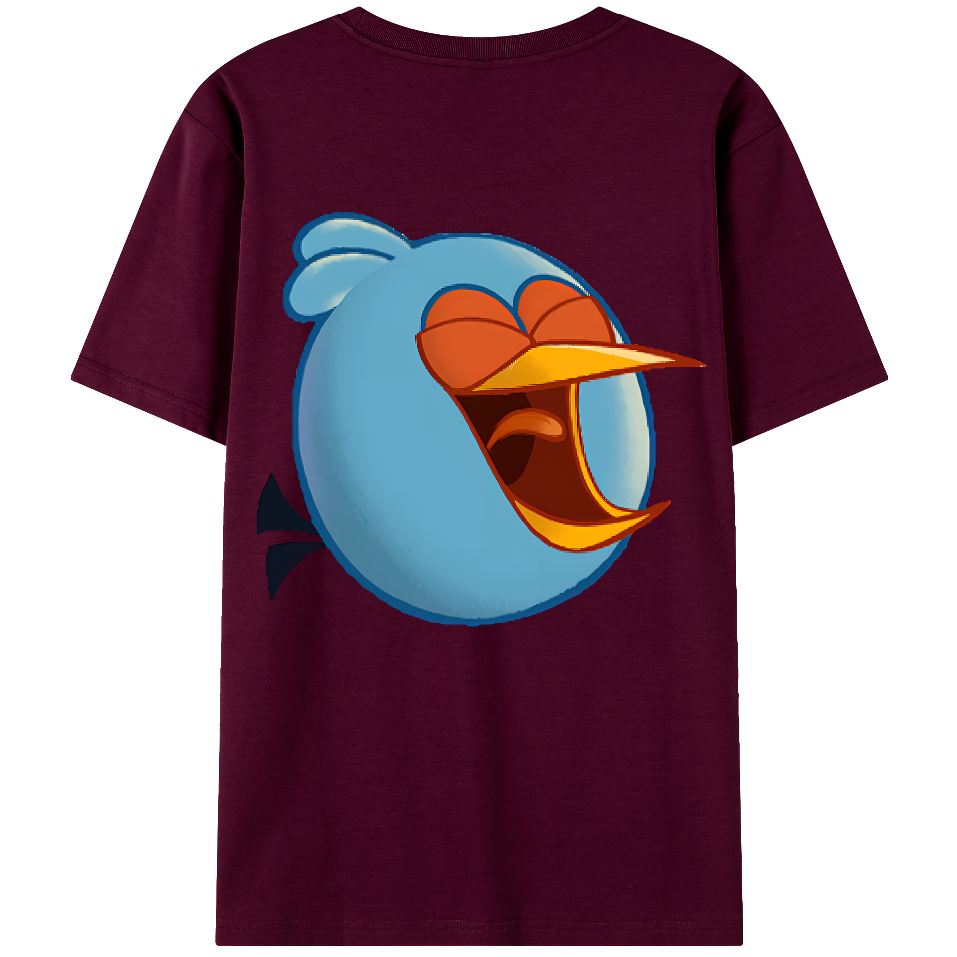 （画像用） Angry Birds アングリーバード レディース半袖Tシャツ(バックプリント)